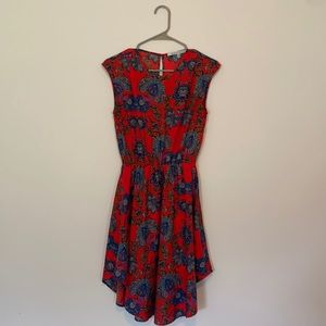 Red Floral Dress